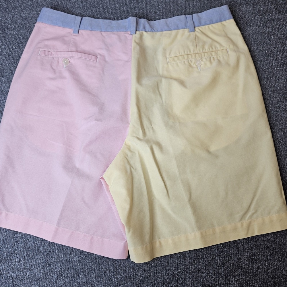 Brooks Brothers Patch Panel Oxford Cloth Bermuda Shorts Size 38 Preppy - Picture 3 of 6